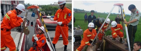 救援三脚架是落井紧急救援设备之一