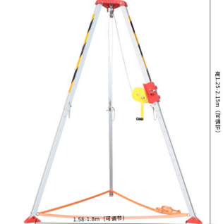 安全生产月谈密闭空间准备救援三脚架的重要性